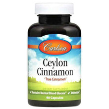 Ceylon Cinnamon Capsules, 90 Capsules, by Carlson Labs