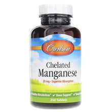 Chelated Manganese 20 Mg, by Carlson Labs