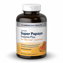 Chewable Super Papaya Enzyme Plus, 360 Chewable Tablets, by American Health