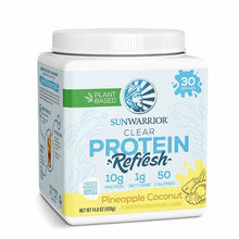 Clear Protein Refresh, Pineapple Coconut, 30 Servings, by Sunwarrior