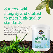 Clear Whey Protein, by Garden of Life