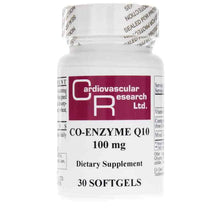 Co-Enzyme Q10 100 Mg, 30 Softgels, by Cardiovascular Research