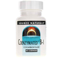 Coenzymated B-1 as Cocarboxylase, 60 Lozenges, by Source Naturals