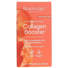 Collagen Booster with Hyaluronic Acid & Resveratrol, 60 Capsules, by Reserveage Nutrition
