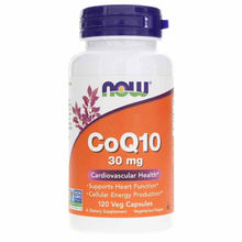 CoQ10 30 Mg, 120 Veg Capsules, by NOW Foods