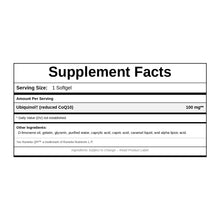 CoQ10 Ubiquinol, 30 Softgels, by NutriDyn