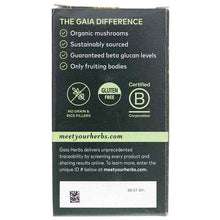 Cordyceps Mushroom Energy Support, 40 Vegan Capsules, by Gaia Herbs, image #3