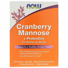 Cranberry Mannose + Probiotics, by NOW Foods