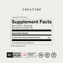 Creatine, by Momentous