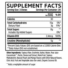 Creatine Chews, by Zhou Nutrition