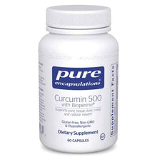 Curcumin 500 with Bioperine, 60 Capsules, by Pure Encapsulations