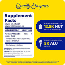 Dairy Assist Chewable, 60 Chewable Tablets, by Enzymedica, image #2
