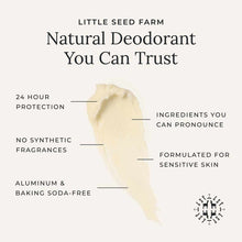 Deodorant Cream, by Little Seed Farm