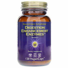 Digestion Enhancement Enzymes, 120 Vegan Capsules, by Healthforce Superfoods