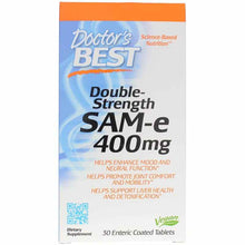 Double Strength SAM-e 400 Mg, 30 Enteric Coated Tablets, by Doctors Best