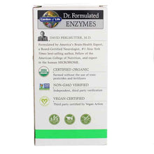 Dr. Formulated Enzymes Organic Digest, by Garden of Life, image #2