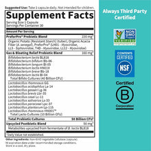 Dr. Formulated Probiotics Gas + Bloating 50 Billion, 30 Veg Capsules, by Garden of Life