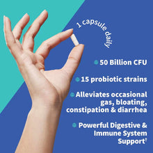 Dr. Formulated Probiotics Gas + Bloating 50 Billion, 30 Veg Capsules, by Garden of Life