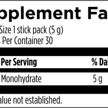 Creatine Monohydrate Powder Stick Packs, by Designs For Health