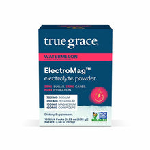 ElectroMag Electrolyte Stick, Watermelon, 16 Packets, by True Grace