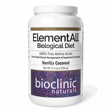 ElementAll Biological Diet, Vanilla Coconut, 9 Servings, by Bioclinic Naturals