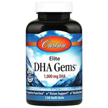 Elite DHA Gems, 120 Softgels, by Carlson Labs