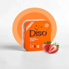 Energy Caffeine Supplements, Strawberry, 30 Strips, by Diso