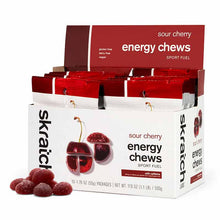 Energy Chews Sport Fuel, Sour Cherry, 10 Packets, by Skratch Labs