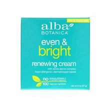 Even & Bright Renewing Cream, by Alba Botanica
