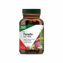 Floradix Iron + Herbs Capsules, 120 Liquid Phyto Caps, by Salus