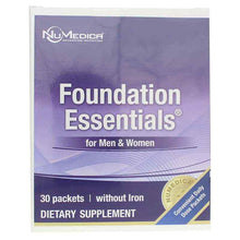 Foundation Essentials for Men & Women without Iron, 30 Packets, by NuMedica