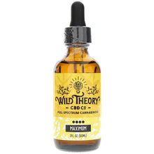 Full Spectrum CBD Oil Maximum, 2 Oz, by Wild Theory CBD