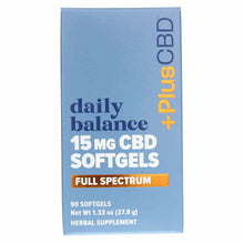 Full Spectrum Hemp Extract 15 Mg Extra Strength, 90 Softgels, by PlusCBD Oil