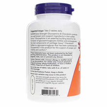 Glucosamine & Chondroitin Extra Strength, 120 Tablets, by NOW Foods, image #3