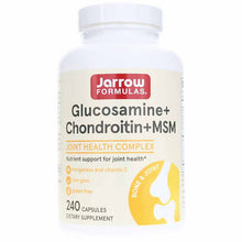 Glucosamine + Chondroitin + MSM, 240 Capsules, by Jarrow Formulas