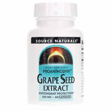 Grape Seed Extract Proanthodyn 200 Mg Capsules, 60 Capsules, by Source Naturals