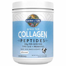 Grass Fed Collagen Peptides, Unflavored, 28 Servings, by Garden of Life
