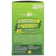 Green Superfood Energy, Lemon Lime, 15 Packets, by Amazing Grass, image #2