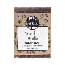 Handmade Soap Bar, Sweet Basil Vanilla, by Good Earth
