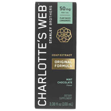 Hemp Extract Original Formula 50 Mg, Mint Chocolate, 3.38 Oz, by Charlottes Web