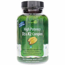 High Potency D3 & K2 Complex, by Irwin Naturals