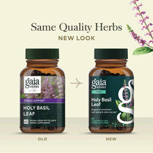 Holy Basil Leaf, by Gaia Herbs