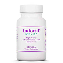 Iodoral 12.5 Mg Iodine/Potassium Iodide, 120 Tablets, by Optimox