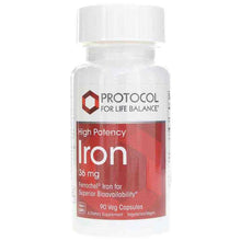 Iron 36 Mg High Potency, by Protocol For Life Balance
