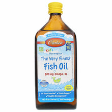Kid's Fish Oil 800 Mg Omega-3s Lemon, 16.9 Oz, by Carlson Labs