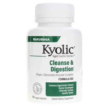 Kyolic Formula 102 Cleanse & Digestion, 100 Veg Capsules, by Kyolic