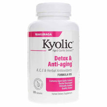 Kyolic Formula 105 Detox & AntiAging, 200 Capsules, by Kyolic