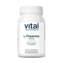 L-Theanine 200 Mg, 120 Capsules, by Vital Nutrients