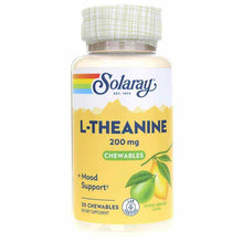 L-Theanine Chewable 200 Mg Natural Lemon-Lime Flavor, by Solaray