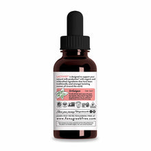 Dark amber glass dropper bottle with black cap and label containing Lactivist supplement by Legendairy Milk.